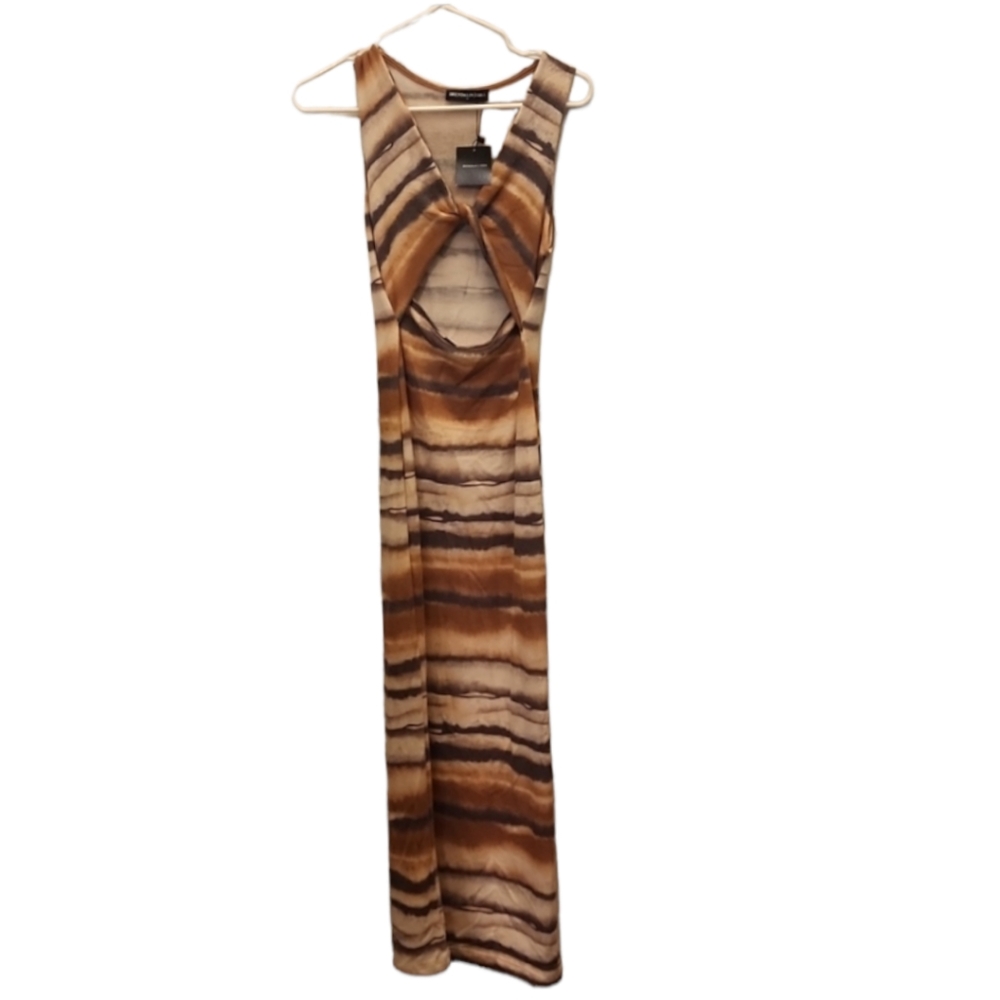 Brendalin and Cora brown and gray shades dress size small